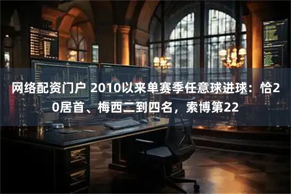 网络配资门户 2010以来单赛季任意球进球：恰20居首、梅西二到四名，索博第22